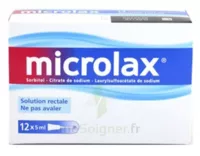 Microlax Sorbitol Citrate Et Laurilsulfoacetate De Sodium S Rect En Récipient Unidose 12récip-unidoses-can/5ml à Pau