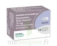 Doxylamine Teva Conseil 15 Mg, Comprimé Pelliculé Sécable à Pau
