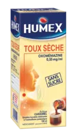 Humex 0,33 Mg/ml Solution Buvable Toux Sèche Oxomemazine Sans Sucre édulcorée à L'acésulfame Potassique Fl/150ml à Pau