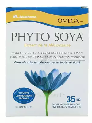 Phyto Soya 35mg + Omega 3 Caps B/60 à Pau
