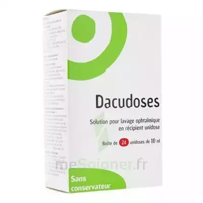 Dacudoses Solution Pour Lavement Ophtalmologique 24unid/10ml à Pau