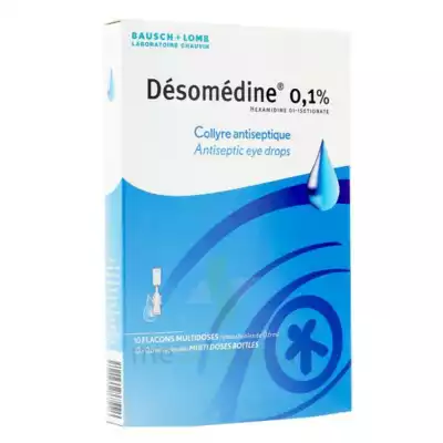Desomedine 0,1 % Collyre Sol 10fl/0,6ml à Pau
